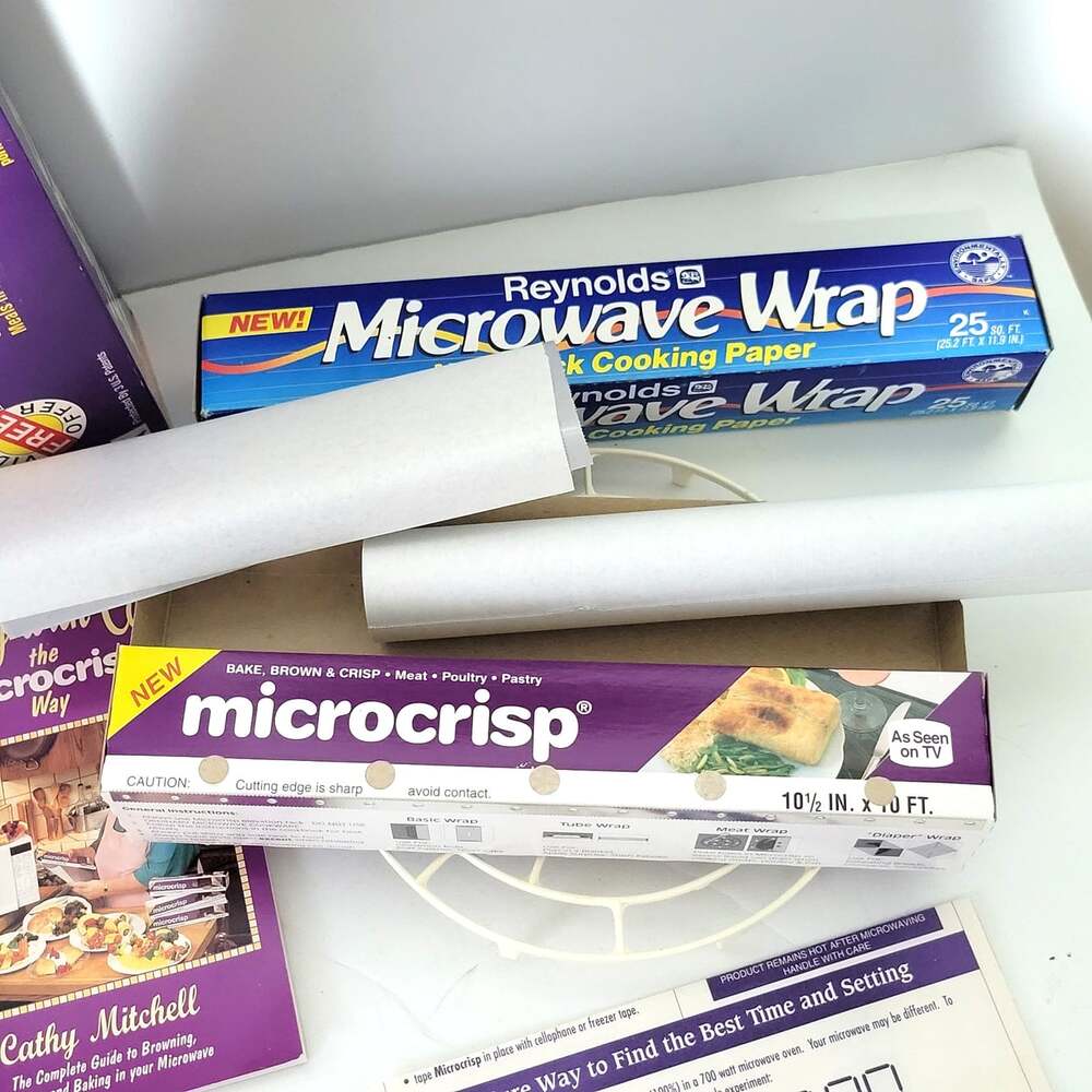 MICROCRISP Microwave Set As Seen On TV Vintage 1993 - Picture 3 of 5